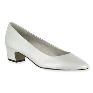 Easy Street Satin Pumps